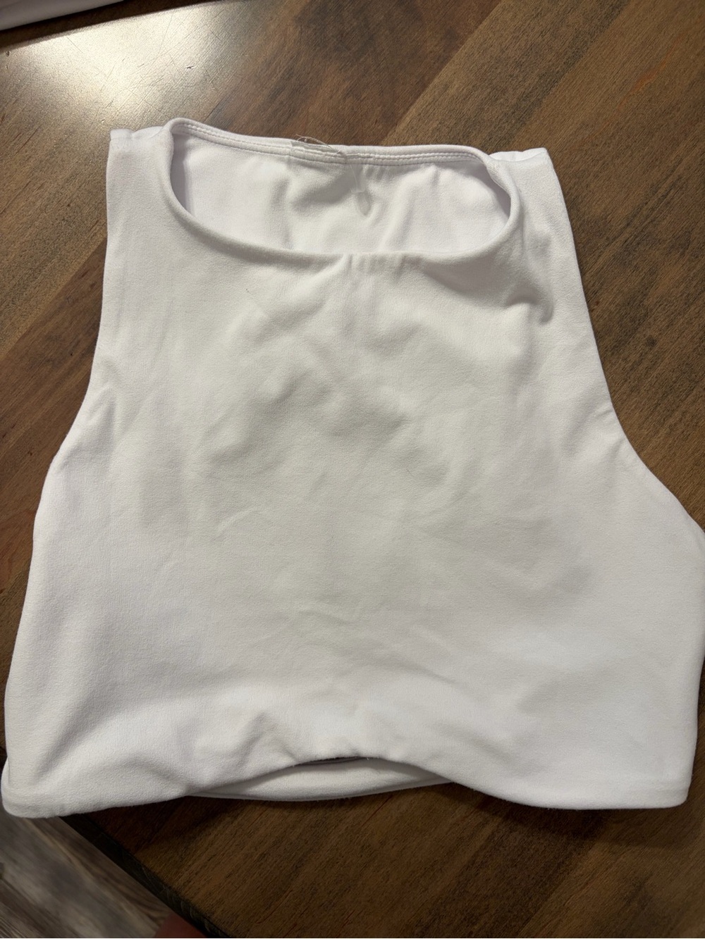 Oner Active White High-Neck Sports Bra